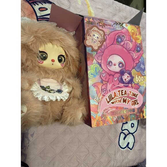 Liila Tea Time With My Girl 600% Series- Pink Kitty Open Box Open Bag with card - Picture 4 of 8